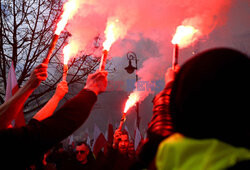 Protest rolników w Warszawie