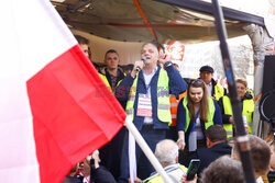 Protest rolników w Warszawie