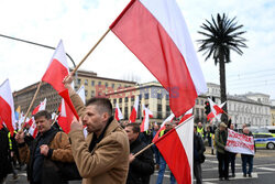 Protest rolników w Warszawie