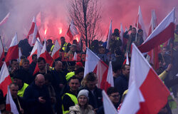 Protest rolników w Warszawie