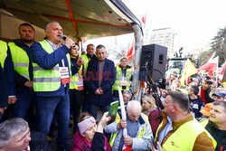 Protest rolników w Warszawie