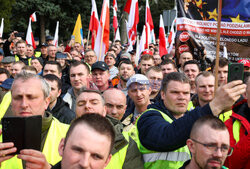 Protest rolników w Warszawie