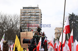 Protest rolników w Warszawie