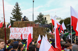 Protest rolników w Warszawie