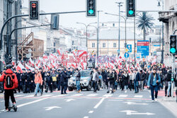 Protest rolników w Warszawie