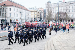 Protest rolników w Warszawie