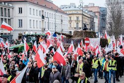 Protest rolników w Warszawie