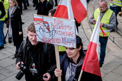 Protest rolników w Warszawie