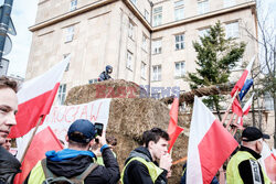 Protest rolników w Warszawie