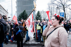 Protest rolników w Warszawie