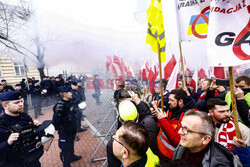 Protest rolników w Warszawie