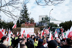 Protest rolników w Warszawie