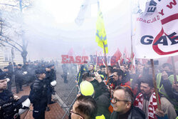 Protest rolników w Warszawie