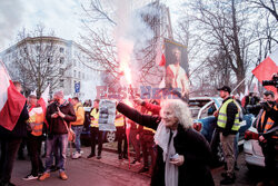 Protest rolników w Warszawie