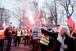 Protest rolników w Warszawie