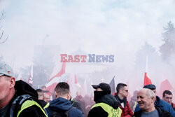 Protest rolników w Warszawie