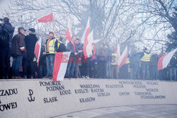 Protest rolników w Warszawie