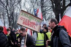 Protest rolników w Warszawie