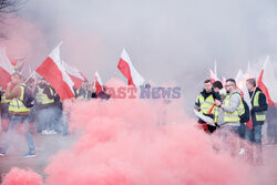 Protest rolników w Warszawie