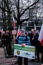 Protest rolników w Warszawie