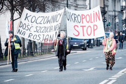 Protest rolników w Warszawie