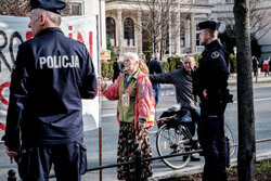 Protest rolników w Warszawie