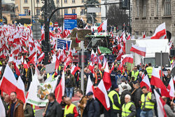 Protest rolników w Warszawie