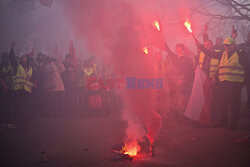 Protest rolników w Warszawie