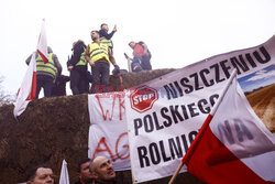 Protest rolników w Warszawie