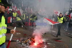 Protest rolników w Warszawie