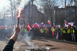 Protest rolników w Warszawie