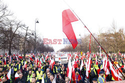 Protest rolników w Warszawie