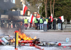 Protest rolników w Warszawie