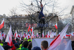 Protest rolników w Warszawie