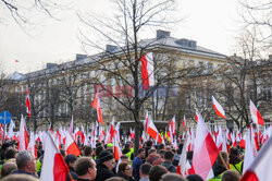 Protest rolników w Warszawie