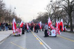 Protest rolników w Warszawie