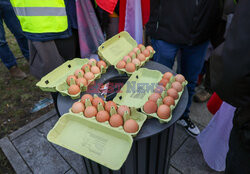 Protest rolników w Warszawie