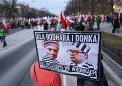 Protest rolników w Warszawie