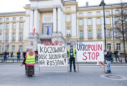 Protest rolników w Warszawie