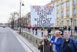 Protest rolników w Warszawie