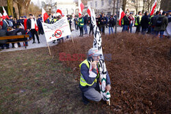 Protest rolników w Warszawie