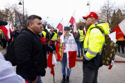 Protest rolników w Warszawie