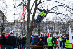 Protest rolników w Warszawie