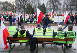 Protest rolników w Warszawie