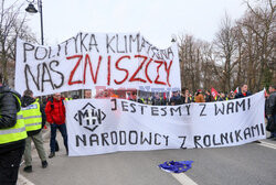 Protest rolników w Warszawie