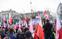 Protest rolników w Warszawie