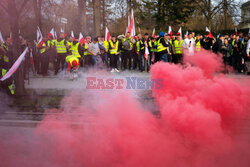 Protest rolników w Warszawie