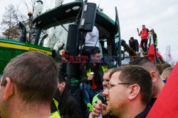 Protest rolników w Warszawie