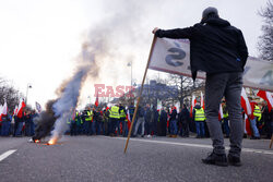 Protest rolników w Warszawie