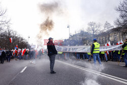 Protest rolników w Warszawie